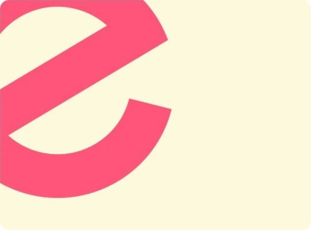 Símbolo rosa ampliado sobre creme