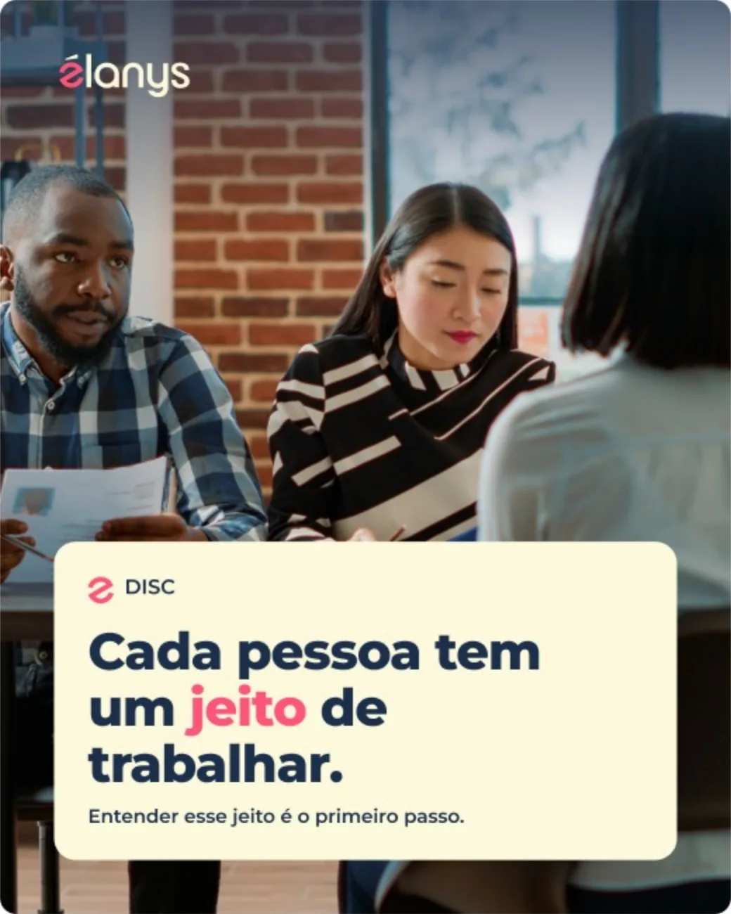 Post: Cada pessoa tem um jeito de trabalhar.