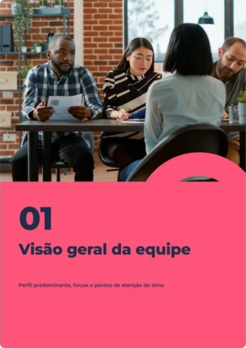 Abertura de seção com foto